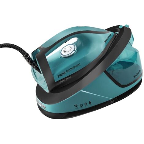 HOMCOM Centro De Planchado 2800W 100 G/min 8 Bares Función ECO Suela De