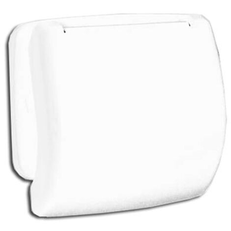 Porte Rouleaux WC Dentelle Renaissance – Broderie Main Coton Blanc 2 Places – Crinoline
