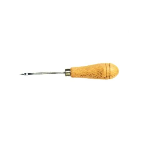 Lot De 2 Anciens Poinçons à Manche En Bois - Longueurs 8 Pouces Et 5,25 Pouces, Aiguisés - Occasion
