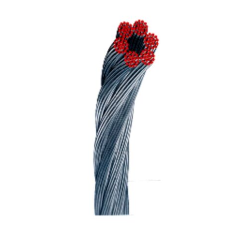 Câble En Acier Galvanisé 8 Mm X 100 M - 72 Fils, Résistance 120 Kg/mm², Pour Levage, Ancrage, Traction