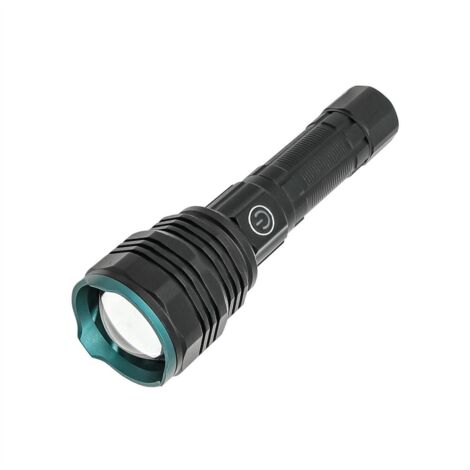 Lampe Torche LED 2en1 500 Lumens Avec UV – Puissante, Zoom, 4 Modes, Piles Incluses