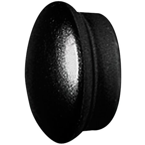 Embout forgé à capuchon Ø 20 mm. Ensemble Noir 2 Pièces