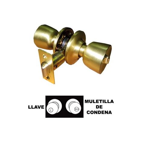 Tesa – Poignée en laiton mat entrée – Finition élégante et durable – Pour portes principales – Sécurité et style réunis