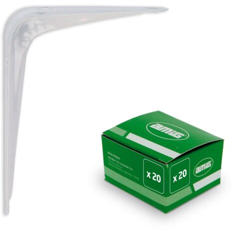 Boite de 20 papillons blancs 125x100mm 491amig (1/5)