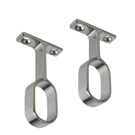 Supports de barre n° 1-OV Nickel Ovale 16 mm (1/3)