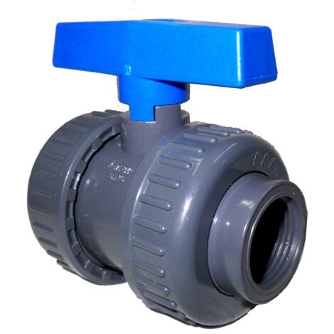 Robinet à Tournant Sphérique 1-1/4" NPT En Inox - Lot De 2 Pièces - Pour Eau, Huile, Gaz - 1000 WOG