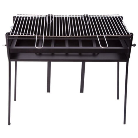 Barbecue rectangulaire en bois 80x40cm garcia (1/2)