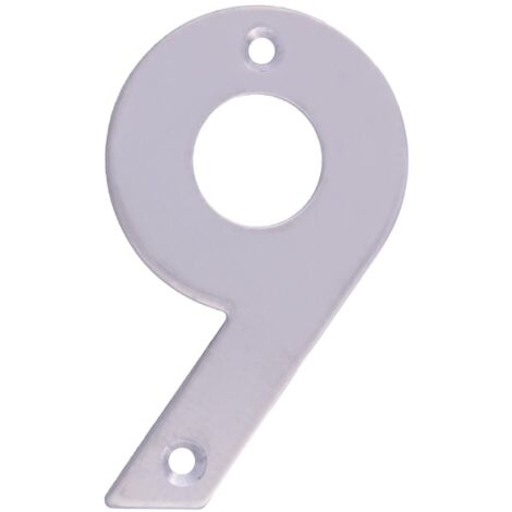 Numéro 9 en acier inoxydable 10 cm 6777 ami (1/5)