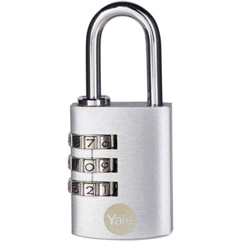 Cadenas à combinaison aluminium 30mm ye151b/30/125/1 yale (1/4)