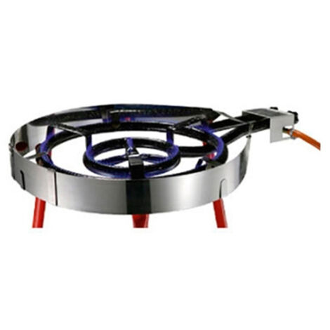 Pare-brise en acier inoxydable pour brûleurs à paella au butane 300-500 mm – Protection contre le vent – Installation facile – Cuisson uniforme – Ideal
