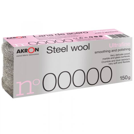 Bobine de laine d'acier extra fine 150gr nº00000 akron (1/2)