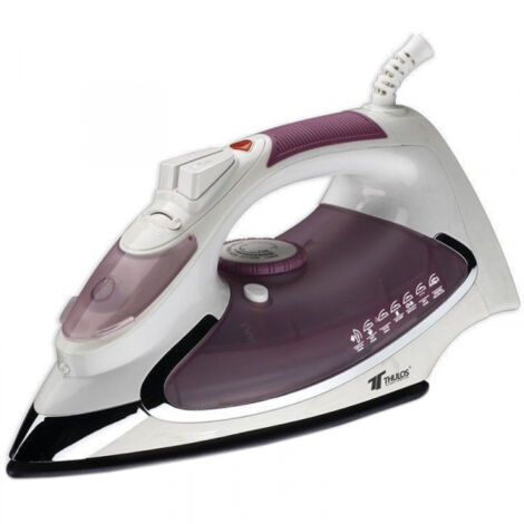 Fer à Vapeur Geepas GS124029UK-BL – Semelle Céramique – 2000W – Bleu