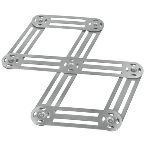 Dessous De Plat Extensible En Métal Argenté - Set De Table