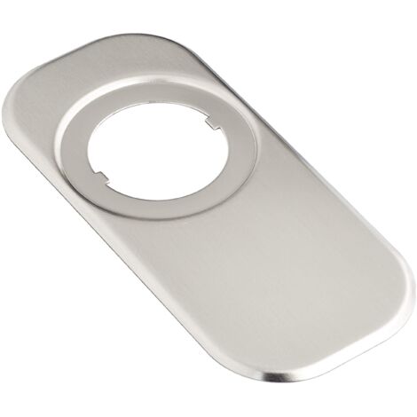 Garniture de bouclier chromée mate 165x74mm mod.10 8050 amig (1/5)
