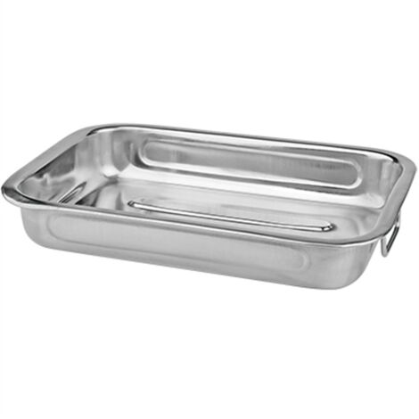 Plat à Four Rectangulaire Acier Inoxydable 316 Avec Couvercle 41x25x7.5cm