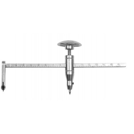 Coupe-plâtre compas 30-400mm 3990 – Outil du plaquiste pour plaques BA 6, BA 10 et BA 13 – Découpe circulaire précise et rapide – Vorel