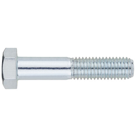 Boite de 25 vis 18x100mm zinc din 931 (1/2)