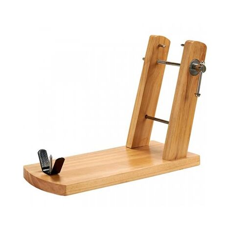 Support à jambon en bois laqué 18x44x33cm 55086 ar kinvara (1/3)
