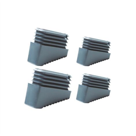 Lot De 4 Embouts De Câble En Z Pour Tondeuse à Gazon - Compatible Câbles 2 Mm (métal Argenté)