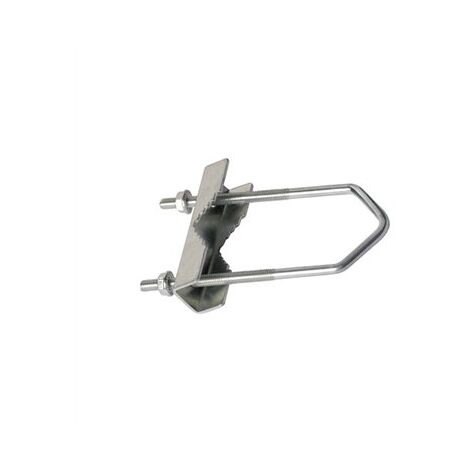 Collier de serrage en fer à cheval m6 pour mât d'antenne tp01850 (1/2)