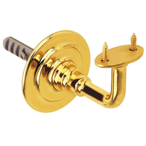 Support de main courante pour garde-corps 2438 mod. 22 laiton poli