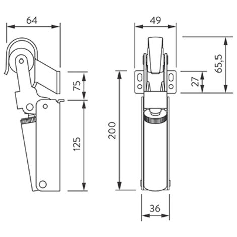 Amortisseur De Porte Coulissante à Air - AD Series - MATEX - En Acier