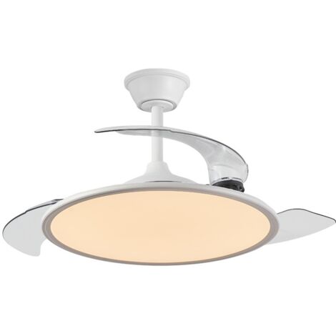 Ventilateur LED Trident 72W 7920Lm CCT avec pales pliables (1/5)