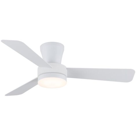 Ventilateur LED Benda 3 blanc 28 W 2800 lm CCT à intensité variable (1/5)