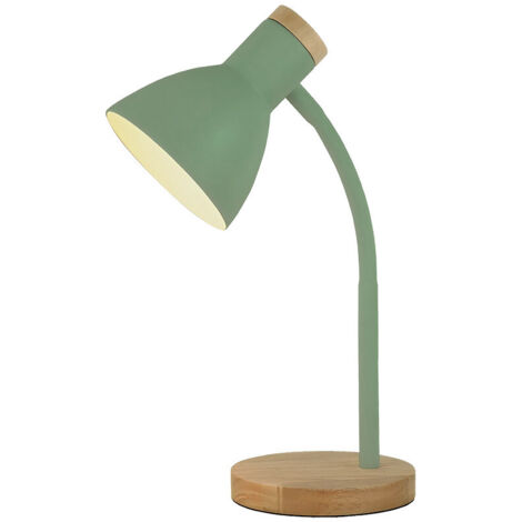 Lampe Epiro 1xE27 Vert/Hêtre 40cm Série Epiro