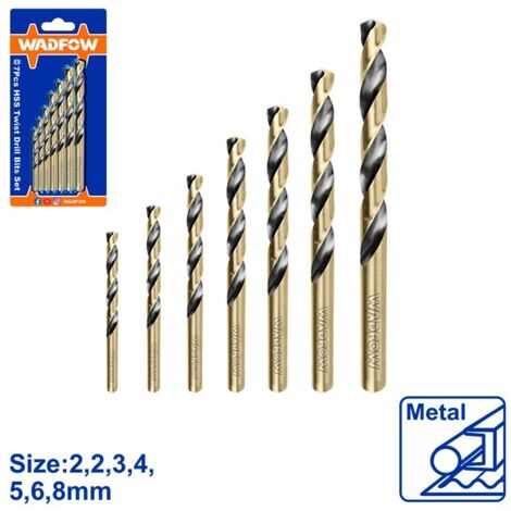 STONE REEF Lot De 7 Forets à Bois Longs 230mm - Kit Avec Étui 4 à 12 Mm Pour Poutres Et Coffrage