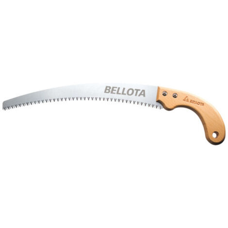 Bellota – Scie d'élagage courbée 325 mm – Lame en acier trempé pour coupes précises – Manche en bois ergonomique pour confort prolongé - 450MR13