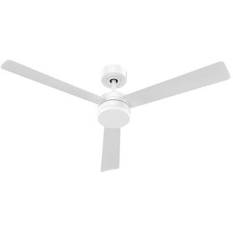 Ventilateur de plafond LED à intensité variable avec télécommande (28 W 3CCT 2800 lm) IP20 Ø 132 cm Blanc (1/3)
