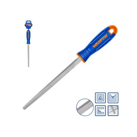 KS Tools Lime Triangulaire Bâtarde 200 Mm - Outil Pro Robuste Pour Métal Bois Et Plastique