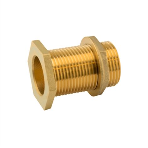 Raccords De Réservoir En Laiton 2 Pièces - Passage Tuyau 1/2" Et 3/8" Avec Kit Complet Pour Récupérateur Eau