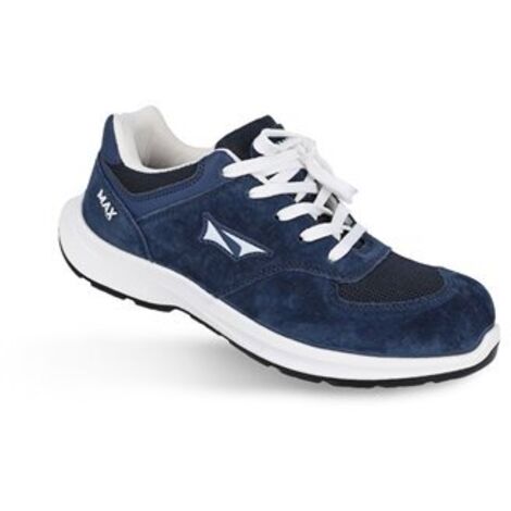 Chaussures De Sécurité BRYESK - Noir/bleu, Taille 43, Semelle Antidérapante Et Embout Acier