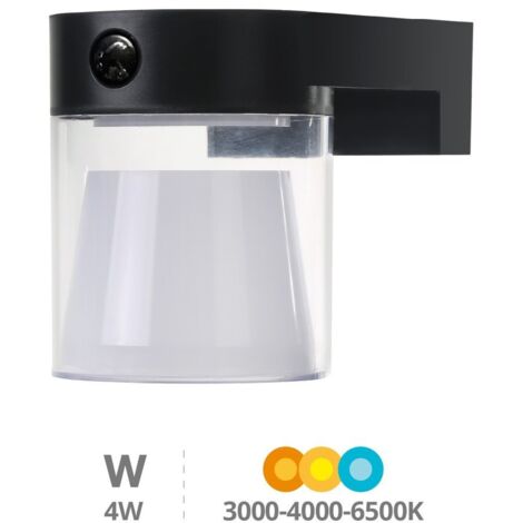 Applique solaire ronde à LED avec détecteur de mouvement et de crépuscule, série Laconi, 4 W, 3 000 - 4 000 - 6 500 K (1/5)