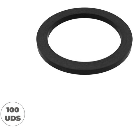 Joints plats larges 1 1/4" 38x2,47 mm en EPDM noir (sachet de 100 unités) (1/5)