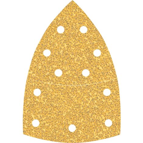 Bosch 10x Expert C470 Papier abrasif à 11 trous pour ponceuses Multi 102 x 62 mm 93 mm G 40 - 2608900886