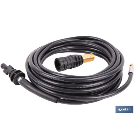 Kit Tuyau Nettoyage Canalisations 30m 180 Bar - Buses Rigides Et Rotatives - Adaptateur Kärcher K2 à K7