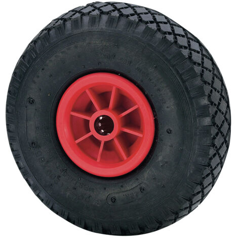 Roue increvable avec noyau en polyamix et axe à rouleaux, max. charger. 100 kg, ø 26 cm