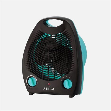 Perel Chauffage soufflant électrique 2000W avec 2 niveaux de chaleur et thermostat, élément PTC, fonction refroidissement, protection IP24, compact et portable pour atelier ou garage