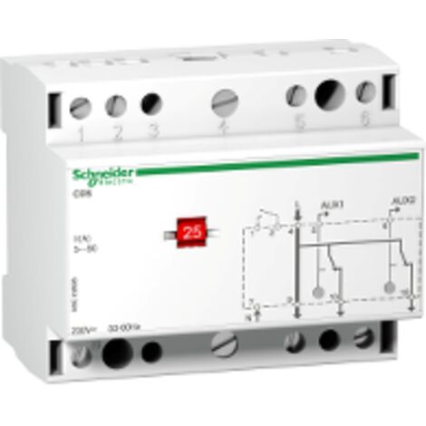 Schneider Electric – Contacteur pour tableau électrique 1 pôle 15 A 230 V AC – Montage sur rail DIN – Protection IP20 – Température -5 à 55 °C