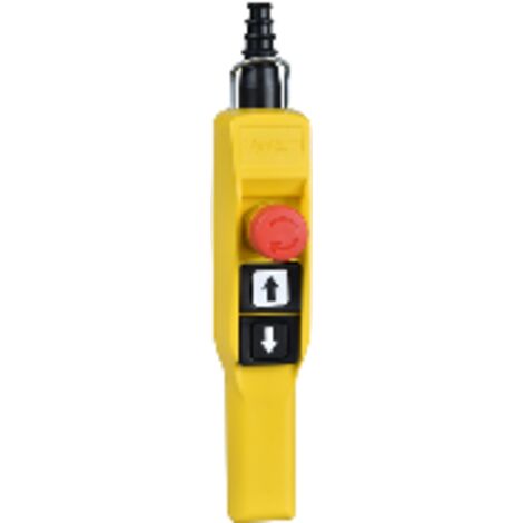 Boîtier suspendu SCHNEIDER avec 2 boutons-poussoirs, 1NO, protection IP65, matériau durable. (1/5)