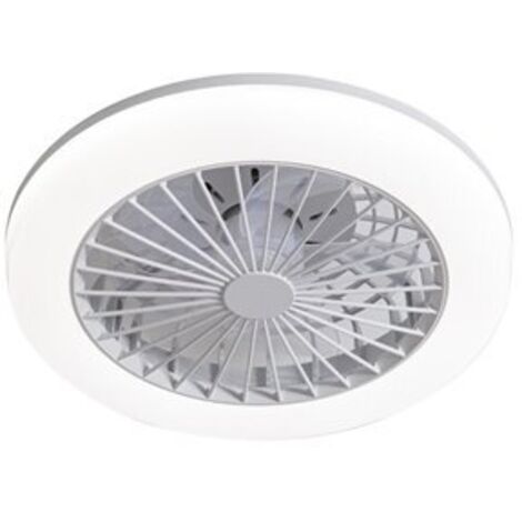 Ventilateur de plafond avec lumière LED (25W 3CCT 2400lm) IP20 Ø46cm blanc (1/3)