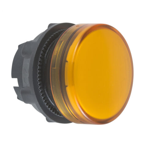 Harmony XB5 - tête voyant BA9s - cabochon lisse - orange - Ø22  - ZB5AV05 (1/4)