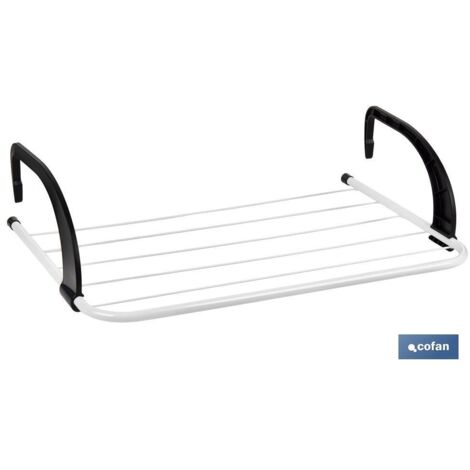 CORDE À LINGE RADIATEUR MÉTAL KENYA 50 X 33 CM - COFAN