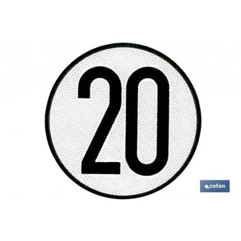 Placa de velocidad homologada 20