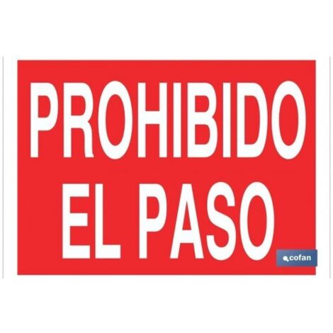 SeÑal poliestireno 297x210mm