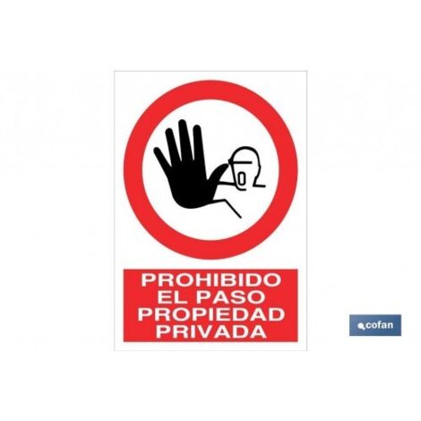SeÑal poliestireno 420x297mm