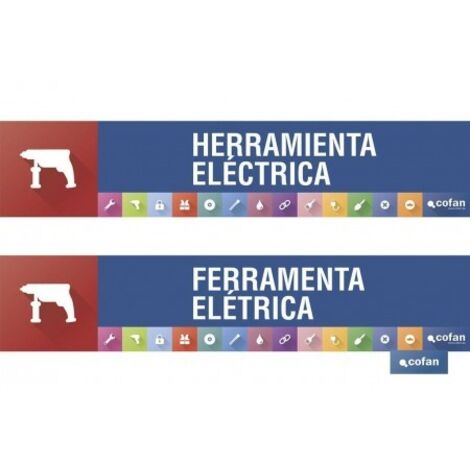 Signalétique magnétique 975 x 200 mm en PVC pour présentoirs et gondoles en portugais (1/4)